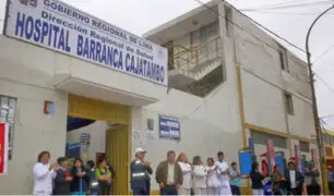 Barranca: hospital seriamente afectado por intensas lluvias