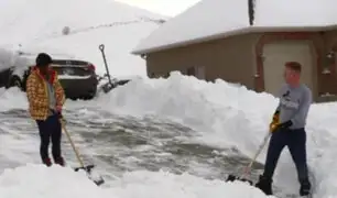 EEUU: Nieve superó los 60 centímetros en Utah