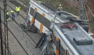 España: choque de trenes deja un muerto y 95 heridos en Barcelona