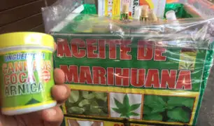 Mercado Central: Ambulantes venden aceite medicinal de marihuana