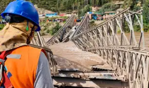 Cusco: puente Bailey colapsa y dos obreros caen a río Vilcanota
