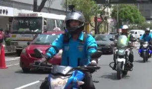 Labor de vigilancia en Miraflores será en motocicletas a fin de combatir la delincuencia