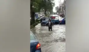 Torrencial lluvia afectó varios distritos de la ciudad de Arequipa