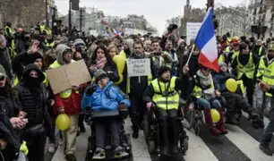 Francia: fin de semana violento por protestas de chalecos amarillos