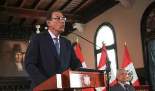 Presidente Vizcarra: "No nos van a doblegar en la lucha contra la corrupción"