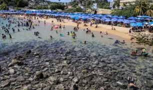 México: mar se retiró 20 metros en el puerto de Acapulco generando temor por tsunami