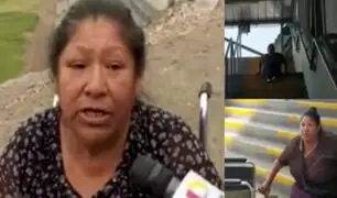 Metro de Lima: mujer con discapacidad tuvo que arrastrarse por escaleras durante una semana
