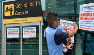 Municipalidad del Callao dispone clausura temporal del aeropuerto Jorge Chávez