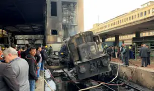 Egipto: al menos 20 muertos tras choque de tren en estación de El Cairo