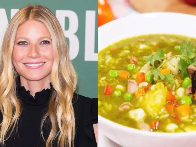 EEUU: actriz Gwyneth Paltrow mostró preparación un aguadito de pollo