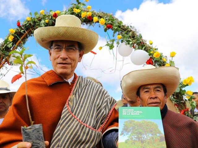 Presidente Vizcarra anunció campaña de reforestación en todo el país
