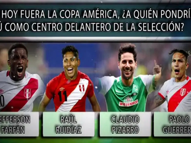 Encuesta Teledeportes: ¿a quién pondría como 9 de la Selección Peruana?