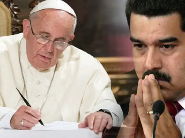 Filtran carta del papa Francisco dirigida a Nicolás Maduro