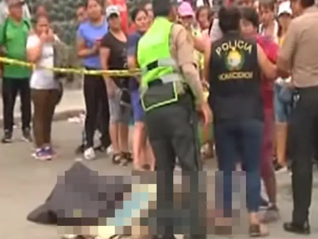 La Victoria: hallan cadáver de hombre frente al Mercado de Frutas