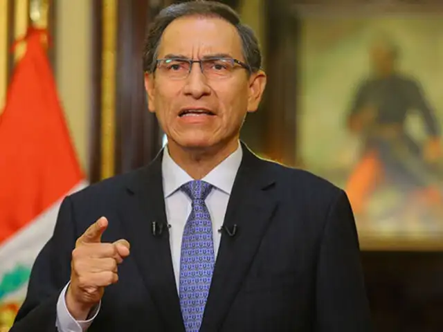 Presidente Vizcarra reclama al Congreso por demora en aprobar proyectos para reforma del PJ