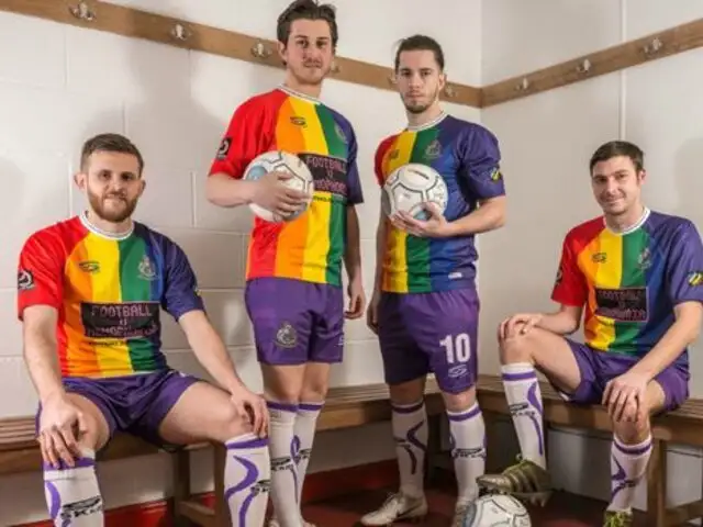 ¡Se visten de arco iris! Futbolistas ingleses lucen uniformes para combatir homofobia