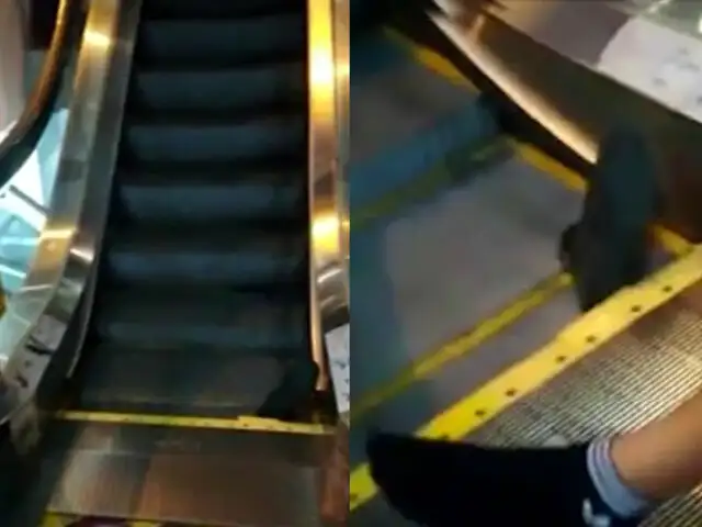Reportan constantes incidentes en escaleras eléctricas de centro comercial en Surco