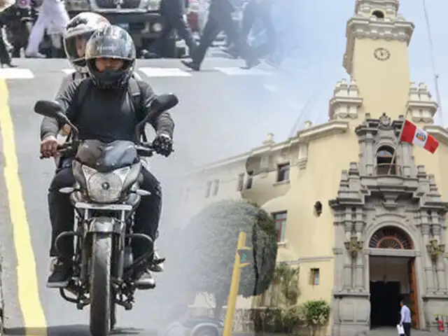 Miraflores aprueba proyecto de ley que prohíbe motocicletas con dos personas a bordo