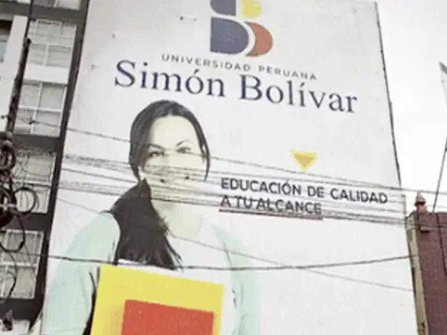 Sunedu niega licenciamiento a la Universidad Peruana Simón Bolívar