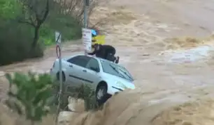 Israel: conductores quedan atrapados por inundaciones