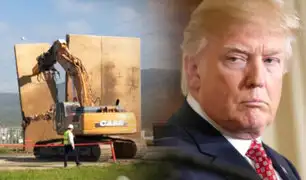 EEUU derribó los prototipos del muro en la frontera con México
