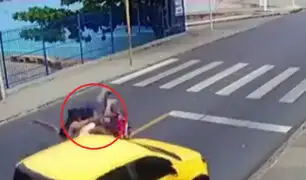 Brasil: motociclistas salvan de morir tras chocar dos veces
