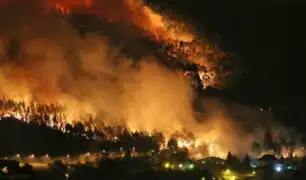 España: incendios forestales vienen afectando la región de Asturias