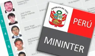 Ministerio del Interior publica lista de capturados en el 2019 por casos de Feminicidio