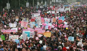 #Marcha8M: cientos de personas marcharon contra la desigualdad