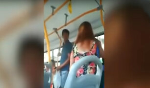 Mujer lanza insultos racistas a pasajero de bus del Corredor Rojo