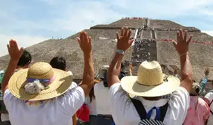 México: más de 60 mil personas recibieron la primavera en Teotihuacán