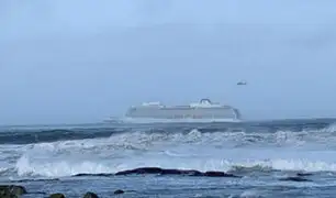 Noruega: evacuan a 1300 personas de crucero a la deriva