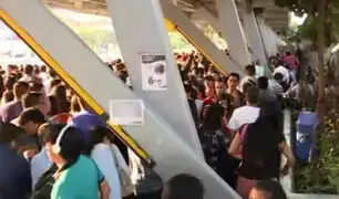 Metropolitano: caos en estación Naranjal por eliminación de fila de sentados