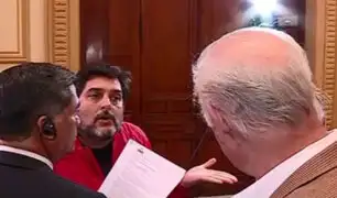 Sujeto burló seguridad del Congreso y confrontó a García Belaúnde