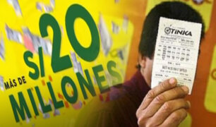 Arequipeño cobró los 20 millones de soles del premio de conocida lotería