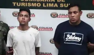 Miraflores: capturan a sujetos que asaltaron turistas