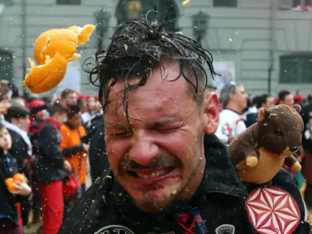 Carnaval de Ivrea: la legendaria ''Batalla de las naranjas'' [FOTOS]