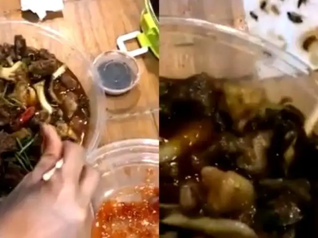Insólito: mira lo que encontró esta mujer en su comida delivery [VIDEO]