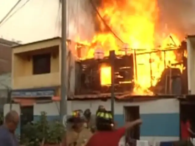 Jesús María: un anciano murió en incendio que consumió varias casas