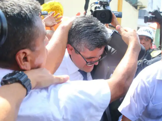 Fiscal José Domingo Pérez lamentó ataques a su salida del penal de Chorrillos