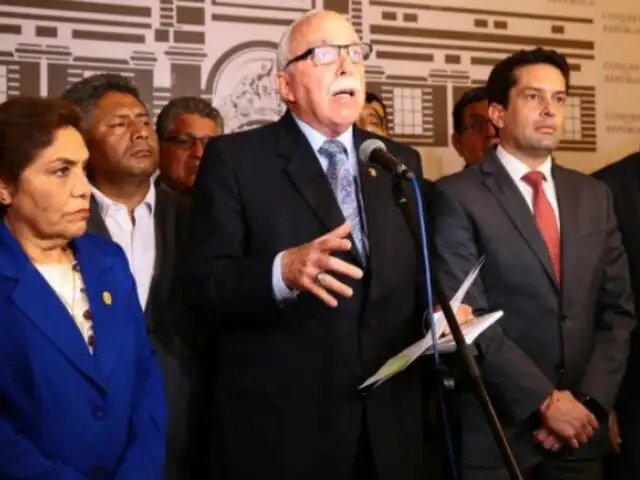 Fuerza Popular no presentará moción de censura en contra del ministro Zeballos
