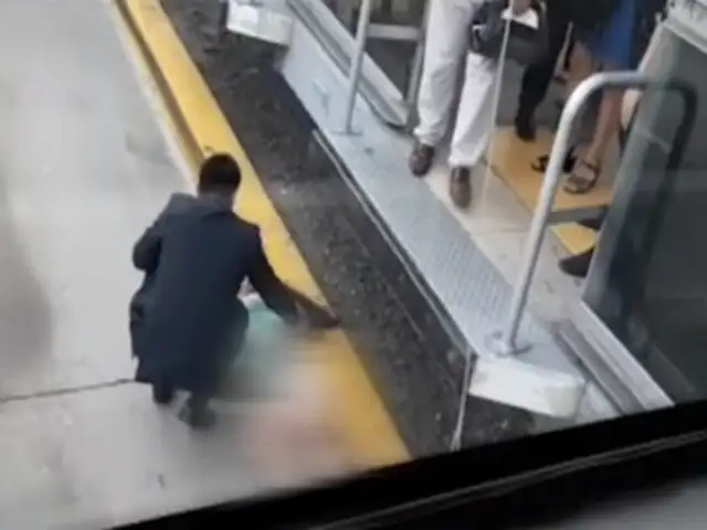 San Isidro: mujer cae a las vías del Metropolitano en estación Canaval y Moreyra