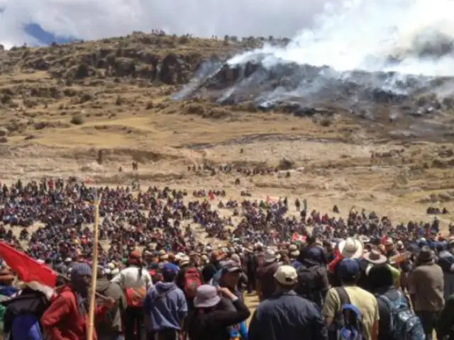 Gobierno declara en emergencia parte del corredor minero Apurímac-Cusco-Arequipa