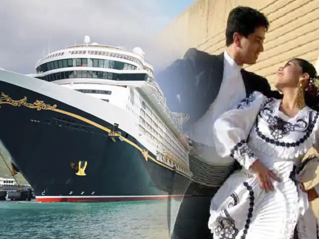 Con marinera reciben a turistas que llegan en cruceros de lujo a Trujillo