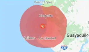 Ecuador: sismo de 6.1 grados sacudió la costa del país