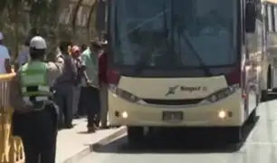 Panamericana Sur: buses continúan recogiendo pasajeros a pesar de clausura de terminal