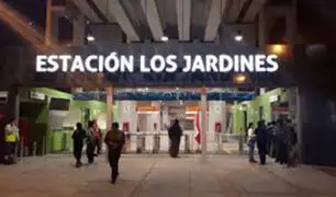 SJL: niño de siete años sufre accidente en escaleras eléctricas de estación del Metro de Lima
