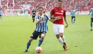 Paolo Guerrero: Internacional vs Gremio quedaron 0 - 0 por la primera final del Campeonato Gaúcho