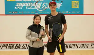 Diego Elías: peruano se consagró campeón en torneo de squash en China
