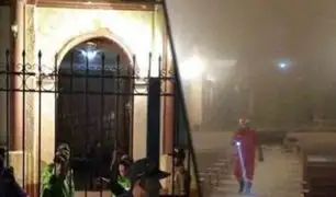 Huánuco: techo de iglesia colapsa en Viernes Santo y deja tres heridos